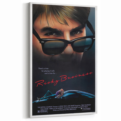 Retro Wall Art - Risky Business Movie Poster - 80s Vintage Prints