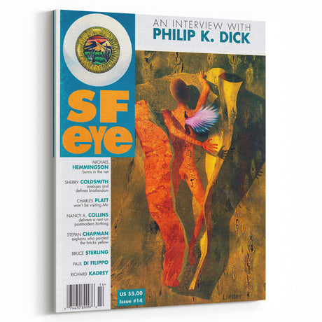SF Eye Vintage Magazine Cover Art – Retro Sci-Fi Wall Decor