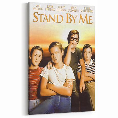 Retro Wall Art - Stand By Me Movie Poster - 80s Vintage Art Prints