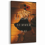 1990s Vintage Movie Poster - Classic 90s Film Art - A Brighter Summer