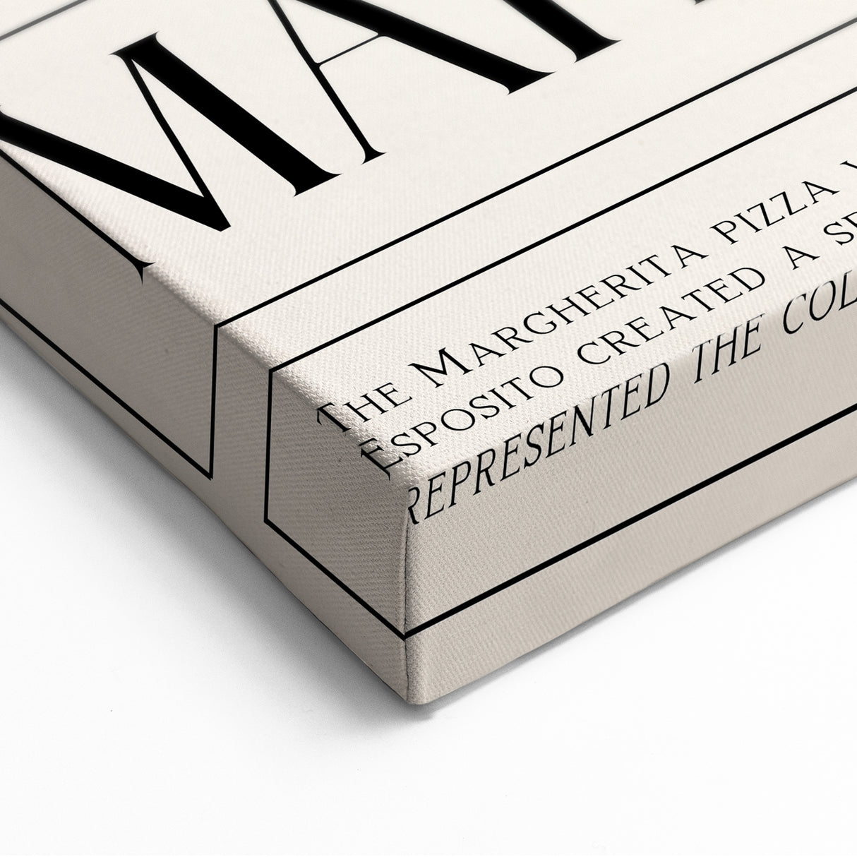 Margherita Pizza Wall Art - Kitchen Wall Art Food Wall Art