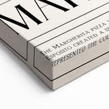 Margherita Pizza Wall Art - Kitchen Wall Art Food Wall Art