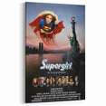 Retro Wall Art - Supergirl Movie Poster - 80s Vintage Art Prints