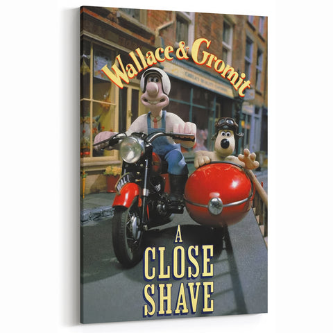 1990s Vintage Movie Poster - Classic 90s Film Art - Wallace & Gromit