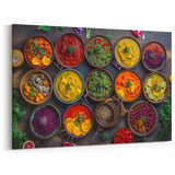 Vibrant Culinary Dishes Wall Art - Kitchen Wall Art Food Wall Art