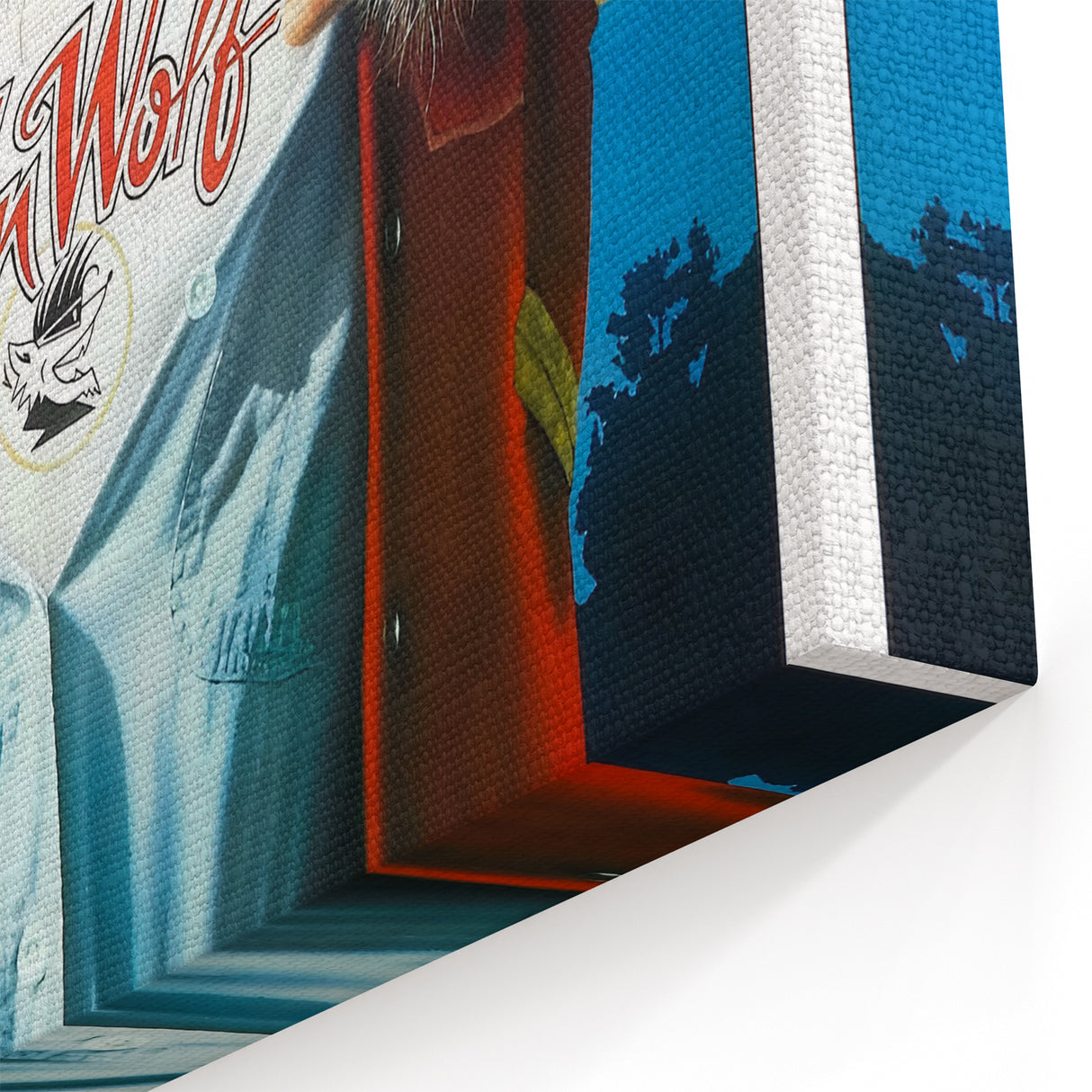 Retro Wall Art - Teen Wolf Movie Poster - 80s Vintage Art Prints