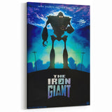 Retro Wall Art - The Iron Giant Movie Poster - 90s Animated Film Art