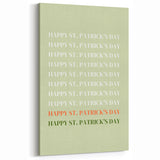 St. Patrick’s Day Wall Art - Minimalist Irish Typography Print