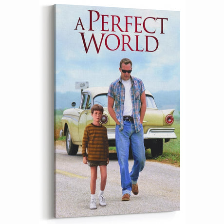 1990s Vintage Movie Poster - Classic 90s Film Art - A Perfect World