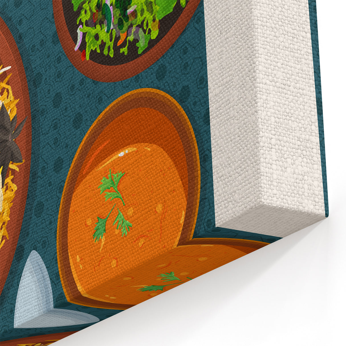 Biryani Dish Wall Art - Kitchen Wall Art Dining Room Decor