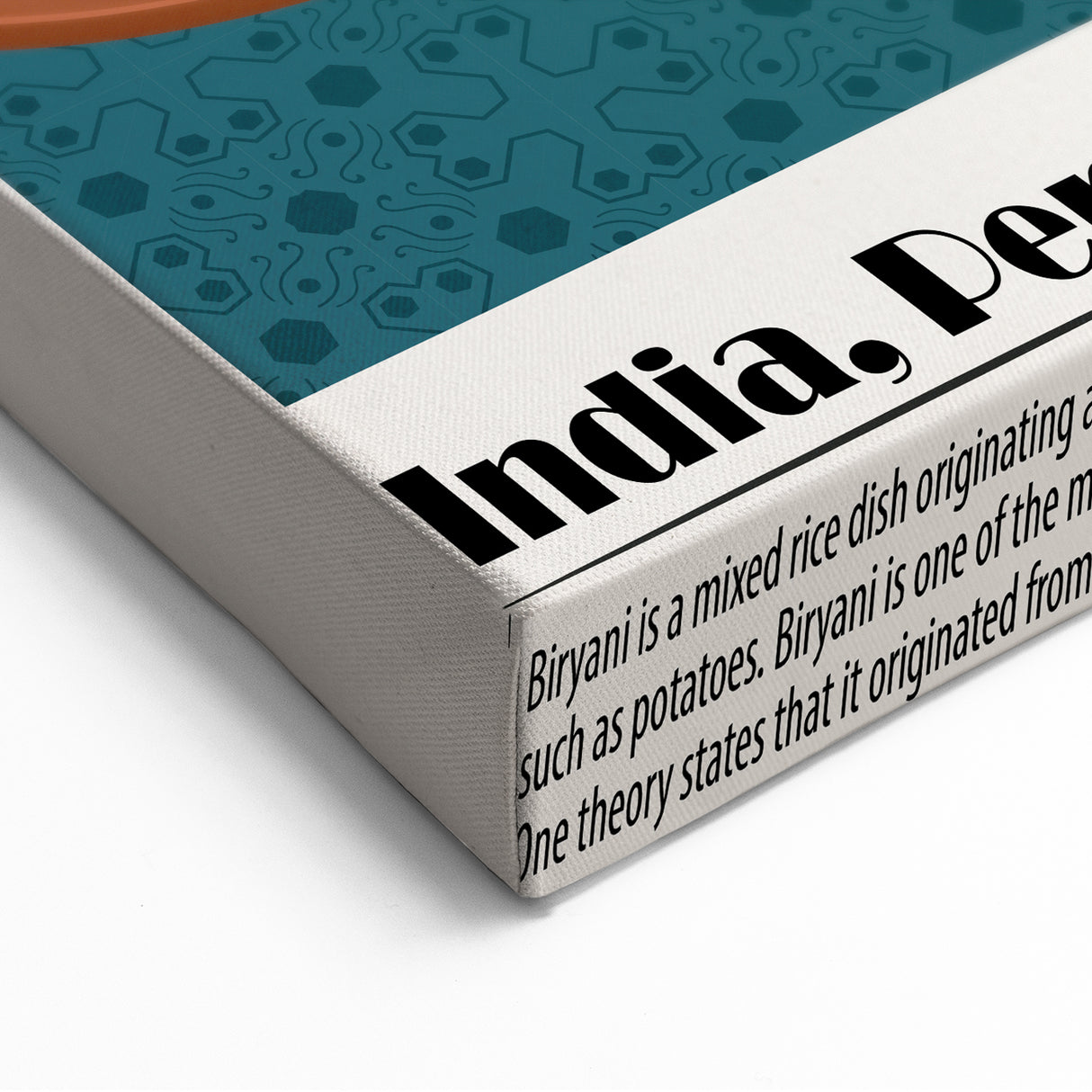 Biryani Dish Wall Art - Kitchen Wall Art Dining Room Decor