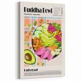 Buddha Bowl Food Wall Art - Kitchen Wall Art Dining Room Decor