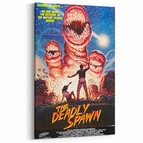 Retro Wall Art - The Deadly Spawn Movie Poster - 80s Horror Art Prints