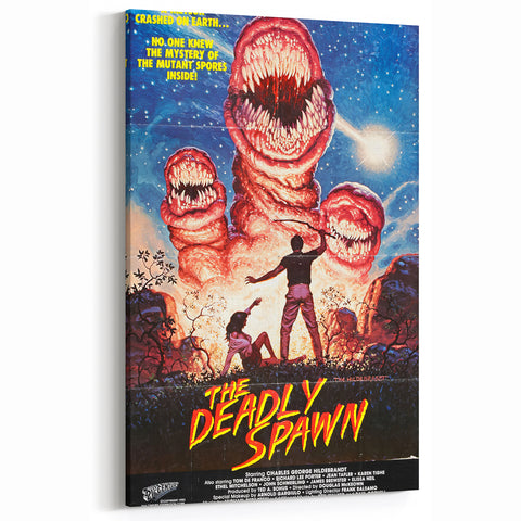 Retro Wall Art - The Deadly Spawn Movie Poster - 80s Horror Art Prints