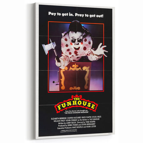 Retro Wall Art - The Funhouse Movie Poster - 80s Horror Art Prints