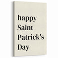 St. Patrick’s Day Wall Art - Minimalist Irish Typography Print