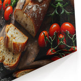 Rustic Bread Wall Art - Kitchen Wall Art Dining Room Decor