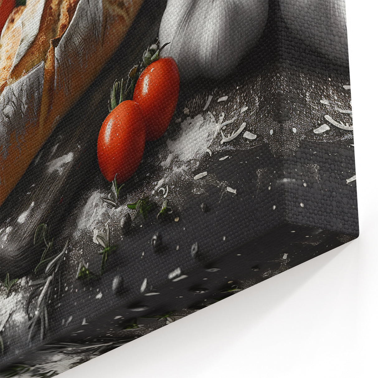 Artisan Bread and Herbs Wall Art - Kitchen Wall Art Dining Decor