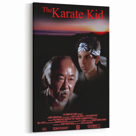 Retro Wall Art - The Karate Kid Movie Poster - 80s Vintage Art Prints