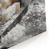 Black and White Bread Wall Art - Kitchen Wall Art Dining Decor