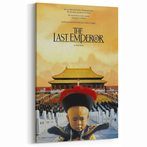 Retro Wall Art - The Last Emperor Movie Poster - 80s Historical Art