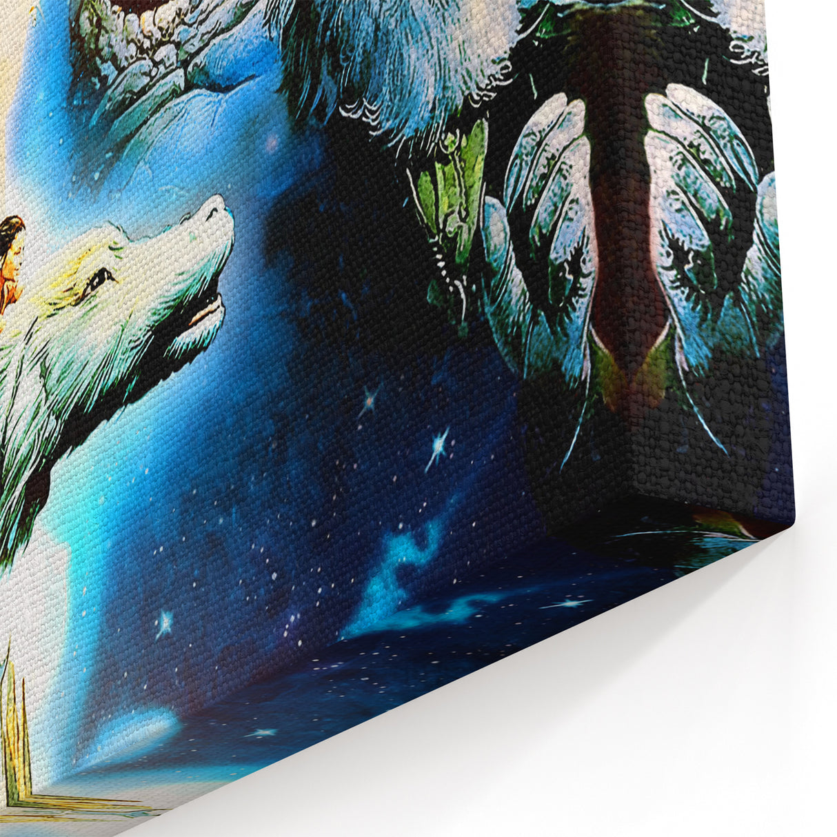 Retro Wall Art - The Neverending Story Movie Poster - 80s Fantasy Art