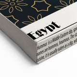 Hummus Wall Art - Middle Eastern Kitchen Wall Decor