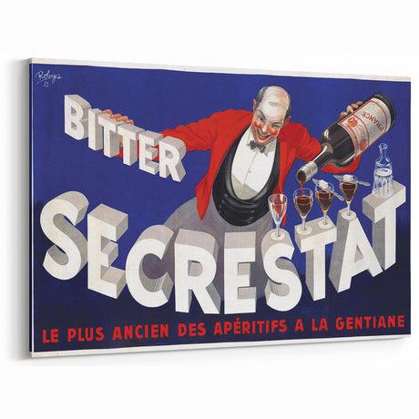 Vintage Secrestat Bitter Poster – Retro French Advertising Wall Art