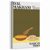 Dal Makhani Dishes Wall Art - Kitchen & Dining Room Decor Print