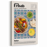 Adana Kebab Dishes Wall Art - Kitchen & Dining Room Wall Decor