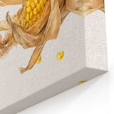 Farmhouse Fruit Wall Decor – Corn Fruit Art Prints for Kitchen