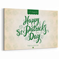 Happy St. Patrick’s Day - Irish Shamrock Wall Art