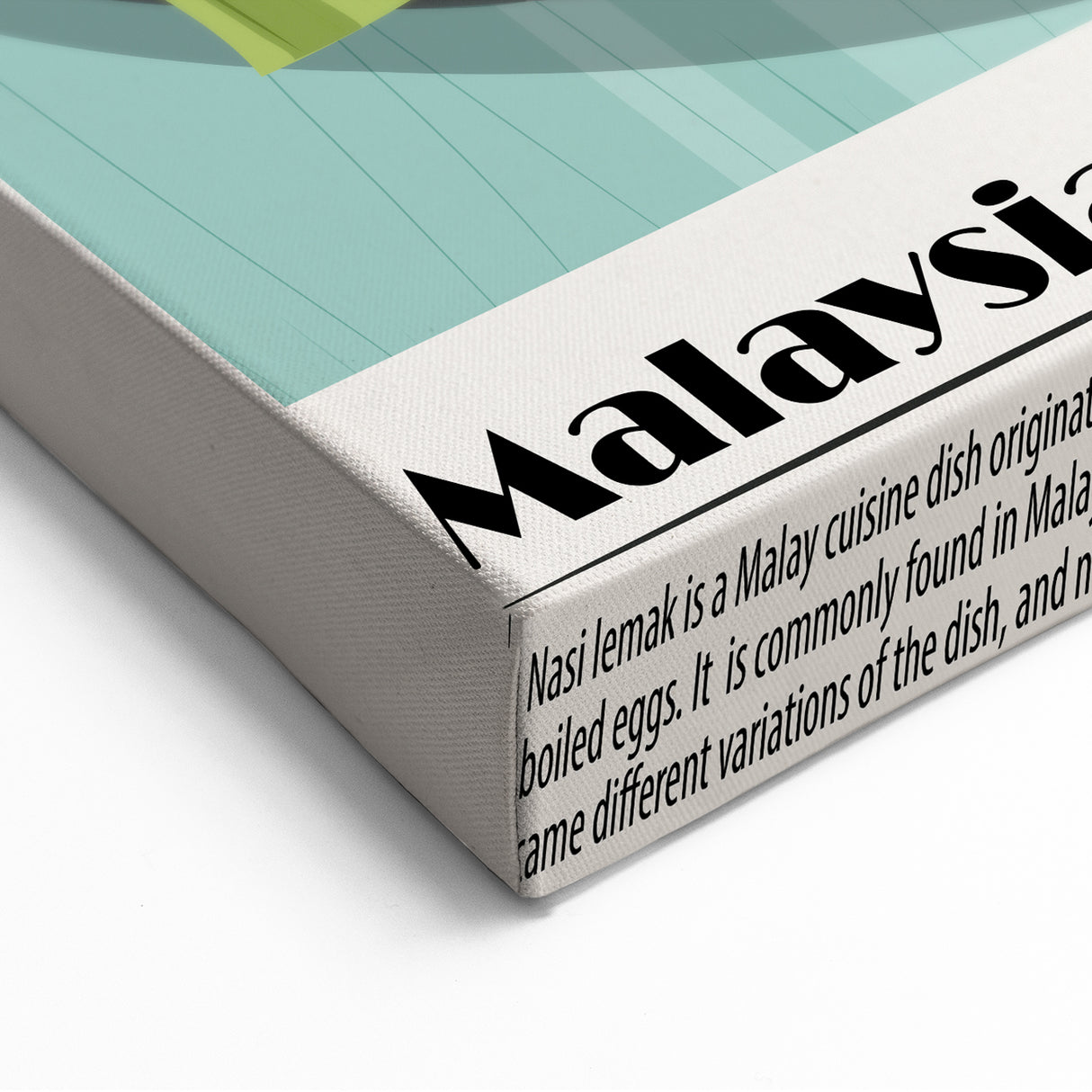 Nasi Lemak Dishes Wall Art - Malaysian Kitchen & Dining Decor