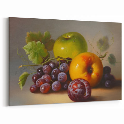 Still Life Fruit Paintings – Classic Fruit Art Prints for Kitchen