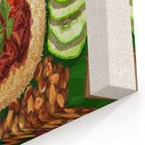 Nasi Lemak Kitchen Wall Art - Culinary Plate Art for Dining Room