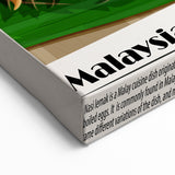 Nasi Lemak Kitchen Wall Art - Culinary Plate Art for Dining Room