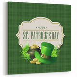 Lucky St. Patrick’s Day Wall Art - Leprechaun Gold Print