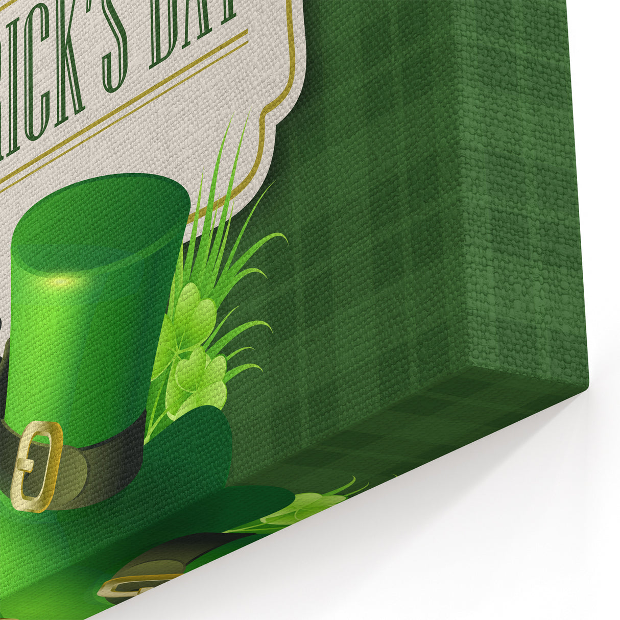 Lucky St. Patrick’s Day Wall Art - Leprechaun Gold Print