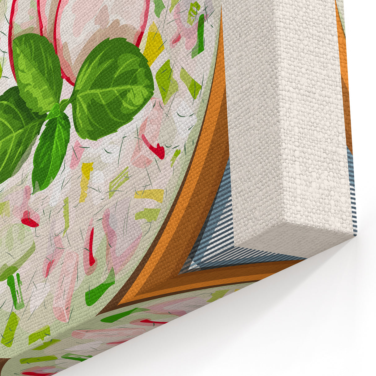 Okroshka Dishes Wall Art - Russian Culinary Wall Decor for Kitchen