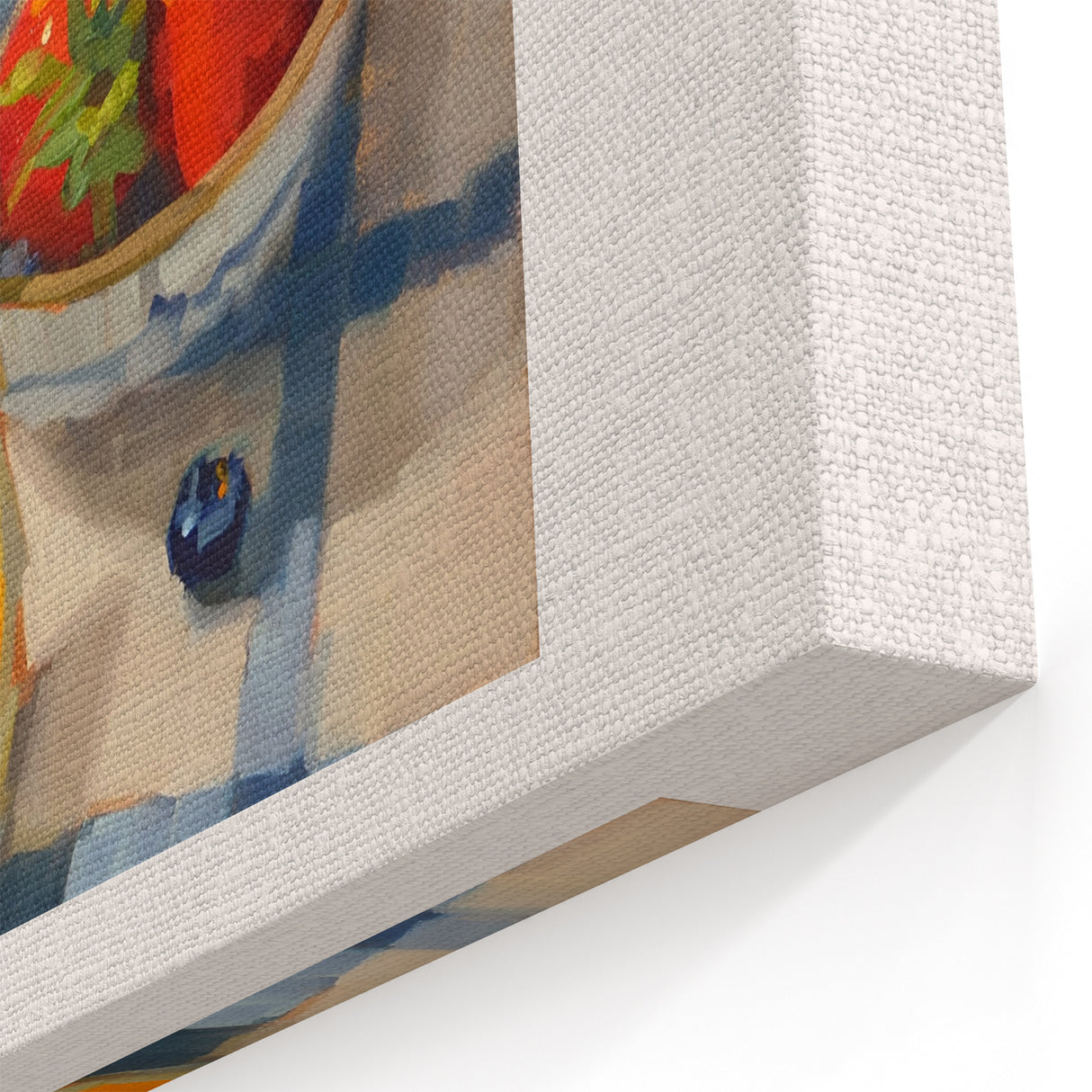 Colorful Fruit Canvas Art – Kitchen Wall Decor with Citrus & Berries