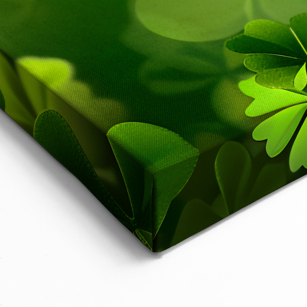 Shamrock Glow - St. Patrick’s Day Celebration Wall Art)