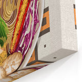 Pho Dishes Wall Art - Vietnamese Culinary Plate Art for Kitchen