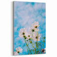 Elegant Spring Wall Art - Floral Sky Print Spring Canvas Art