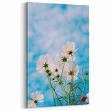 Elegant Spring Wall Art - Floral Sky Print Spring Canvas Art