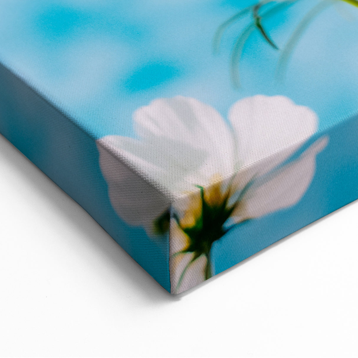 Elegant Spring Wall Art - Floral Sky Print Spring Canvas Art