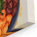 Poke Bowl Dishes Wall Art - Hawaiian Kitchen & Dining Decor