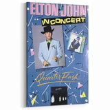 Retro Elton John Concert Poster - Vintage Prints & Wall Art