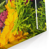 Vibrant Spring Wall Art - Colorful Floral Spring Canvas Print