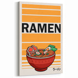 Ramen Dishes Wall Art - Japanese Culinary Kitchen & Dining Decor