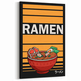 Modern Ramen Dishes Wall Art - Japanese Kitchen & Dining Decor